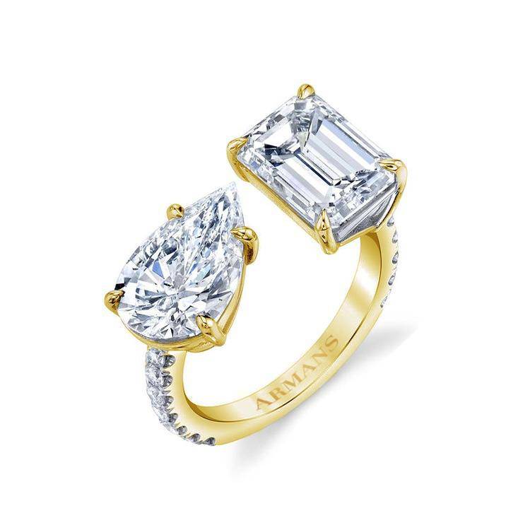 Ava Two Stone Engagement Ring - Armans Fine Jewellery
