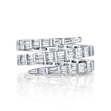 Baguette Spiral Diamond Ring - Armans Fine Jewellery