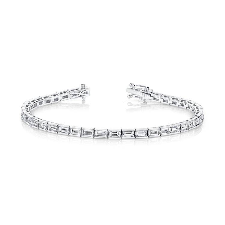 Baguette Diamond Tennis Bracelet - Armans Fine Jewellery