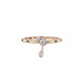 Bezel Set Diamond Dangle Ring - Armans Fine Jewellery