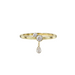 Bezel Set Diamond Dangle Ring - Armans Fine Jewellery