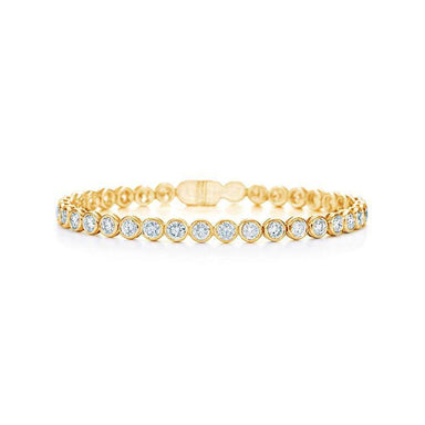 Bezel Set Diamond Tennis Bracelet - Armans Fine Jewellery