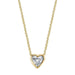 Bezel Set Heart Diamond Pendant - Armans Fine Jewellery
