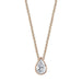 Bezel Set Pear Diamond Pendant - Armans Fine Jewellery