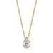 Bezel Set Pear Diamond Pendant - Armans Fine Jewellery