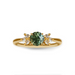 Bianca Teal Sapphire Diamond Ring - Armans Fine Jewellery