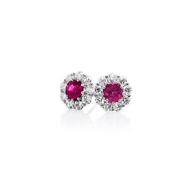 Burmese Ruby Studs - Armans Fine Jewellery
