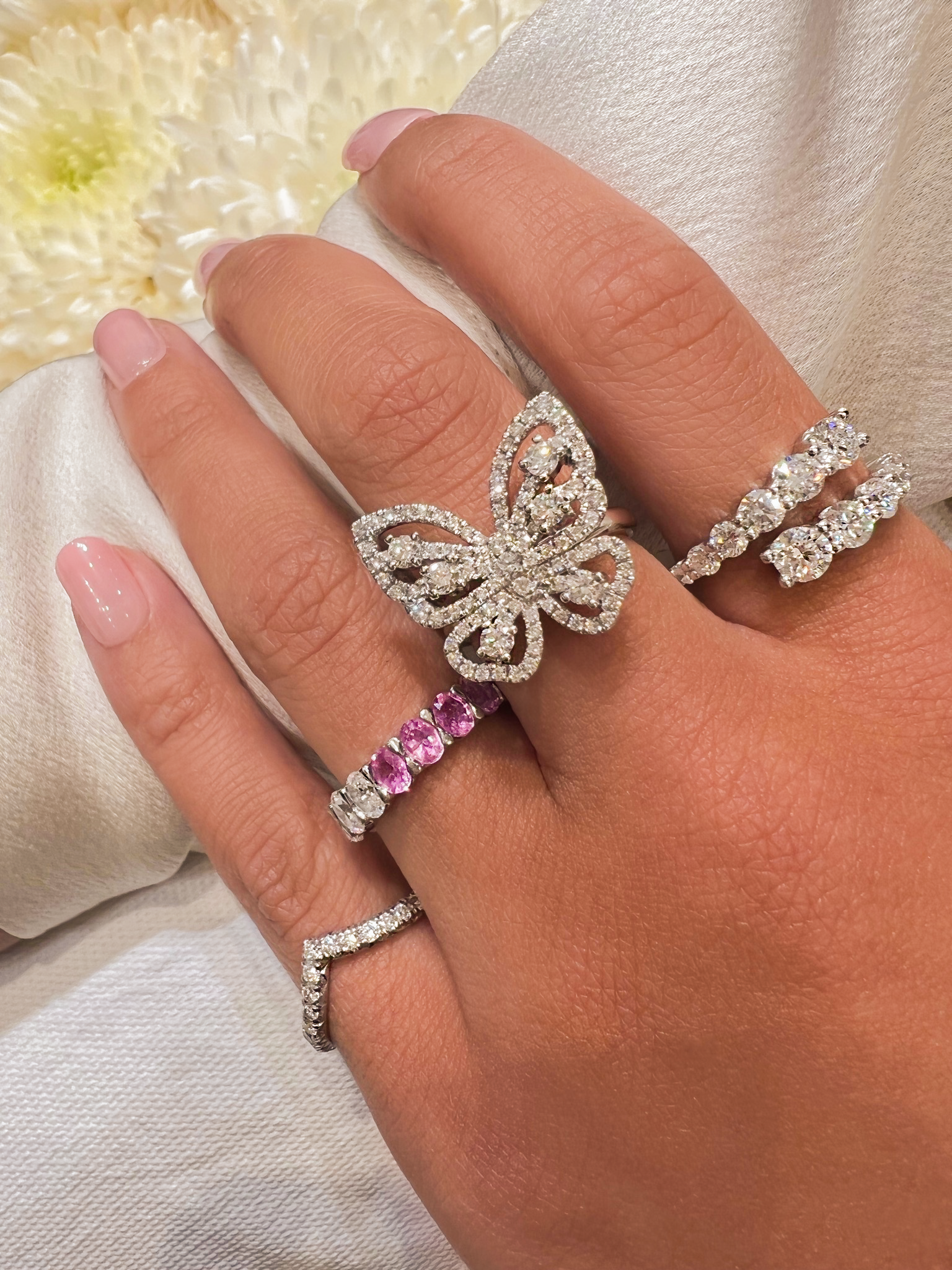 Diamond Butterfly Ring - Armans Fine Jewellery
