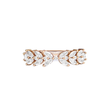 Butterfly Mixed Diamond Band - Armans Fine Jewellery
