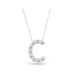 Diamond Initial Pendant | Diamond Letter Necklace Sydney | Armans ...