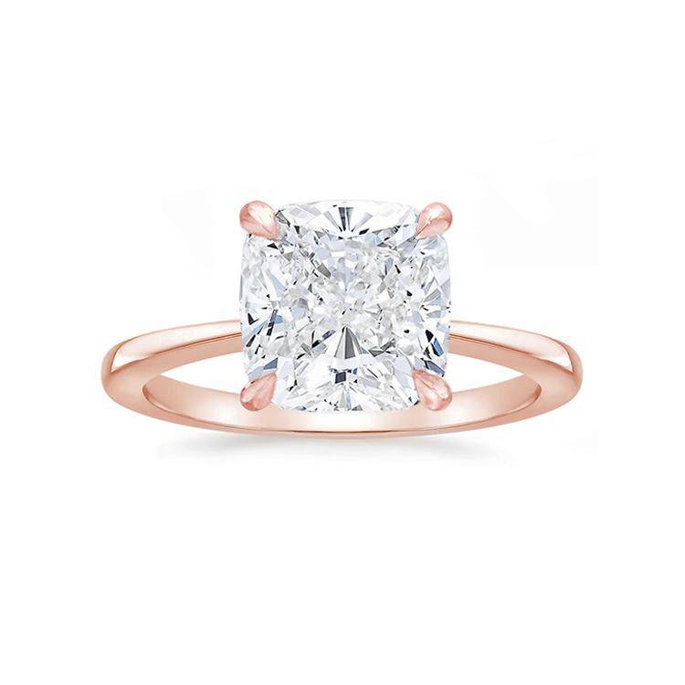 The Kwiat Setting Kwiat Cushion™ Diamond Engagement Ring in 18K Rose Gold -  Kwiat