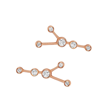 Cancer Diamond Constellation Studs - Armans Fine Jewellery