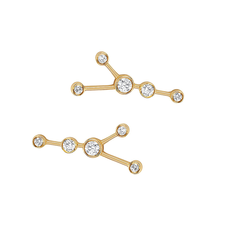 Cancer Diamond Constellation Studs - Armans Fine Jewellery