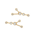 Cancer Diamond Constellation Studs - Armans Fine Jewellery