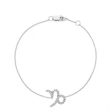 Capricorn Diamond Zodiac Bracelet - Armans Fine Jewellery