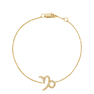 Capricorn Diamond Zodiac Bracelet - Armans Fine Jewellery