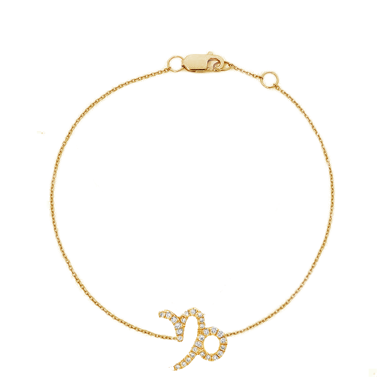 Capricorn Diamond Zodiac Bracelet - Armans Fine Jewellery