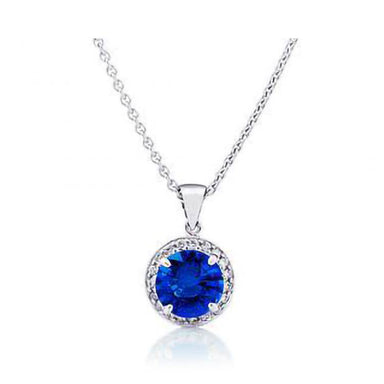 Ceylon Sapphire Pendant - Armans Fine Jewellery