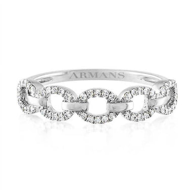 Chain Link Diamond Ring - Armans Fine Jewellery