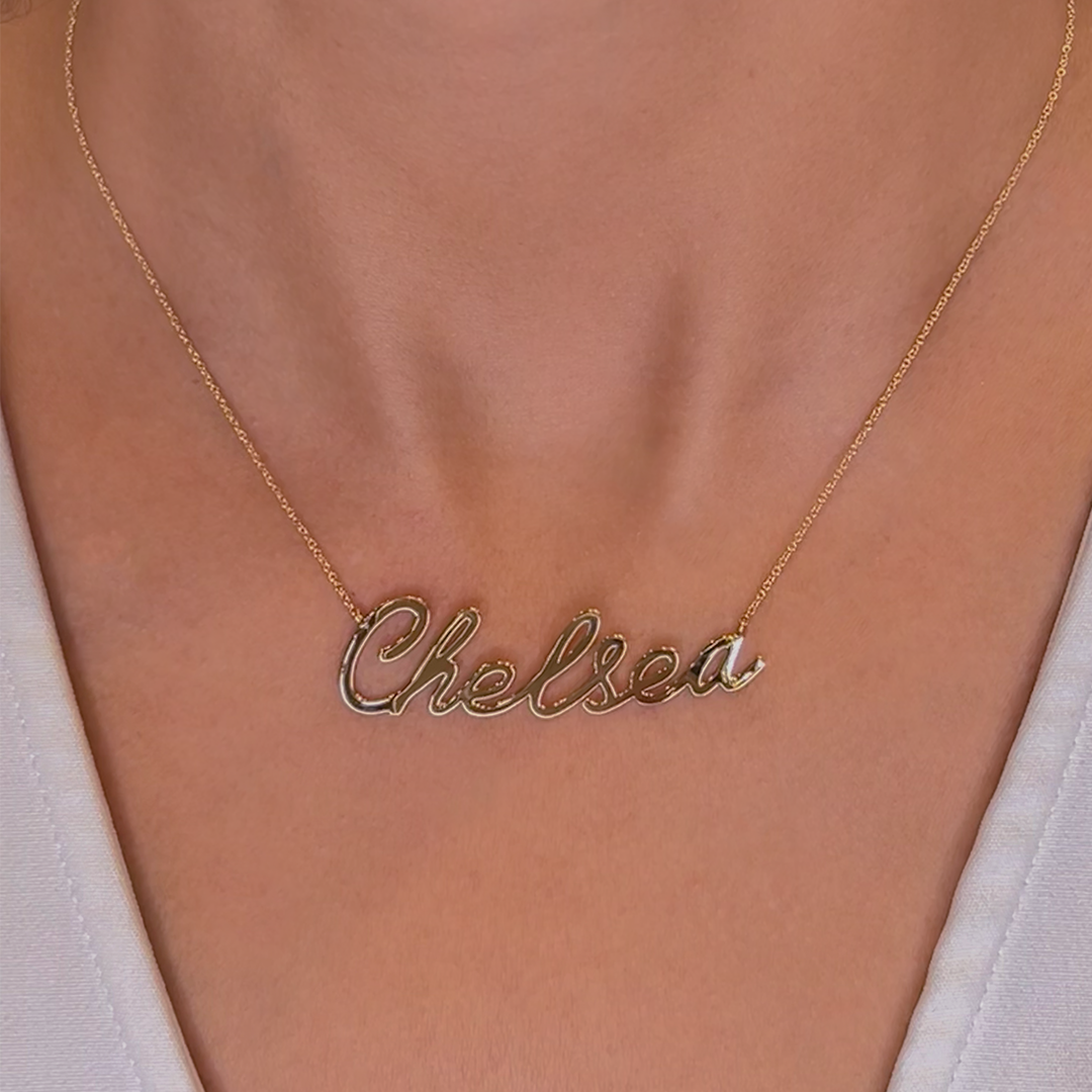 Chelsea name outlet necklace