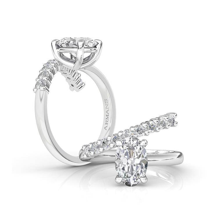 Chelsea Comet Engagement Ring - Armans Fine Jewellery