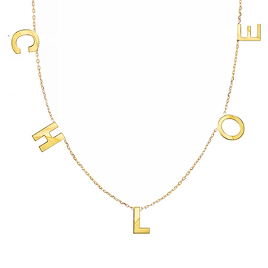 Petite Multi Initial Necklace - Armans Fine Jewellery