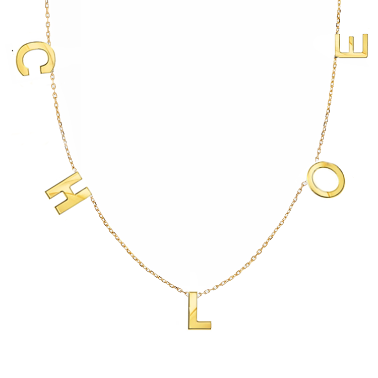 Petite Multi Initial Necklace - Armans Fine Jewellery