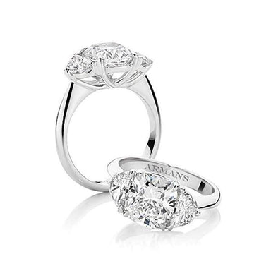 Cinderella Engagement Ring - Armans Fine Jewellery