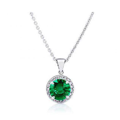Columbian Emerald Pendant - Armans Fine Jewellery