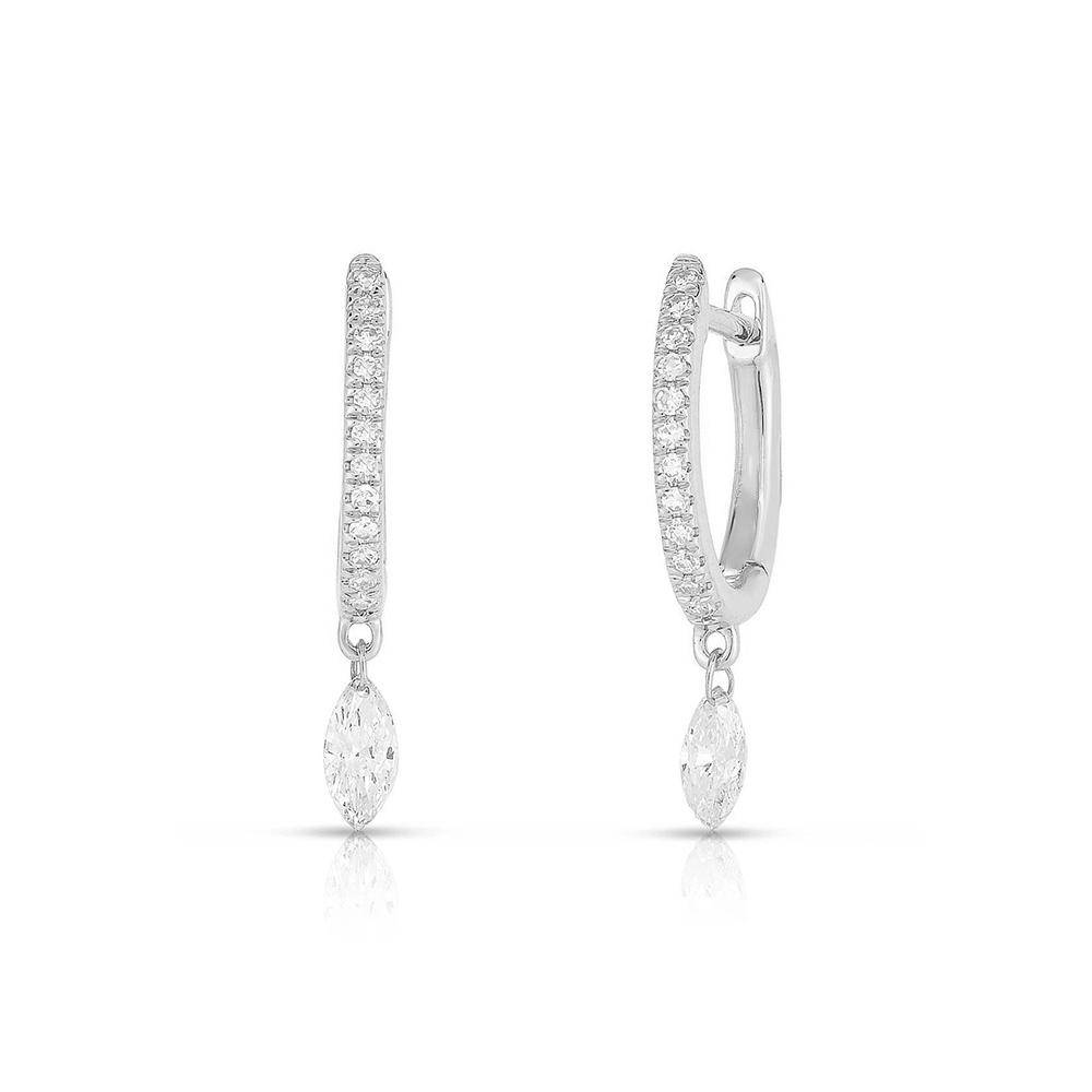 Cristina Diamond Huggies - Armans Fine Jewellery