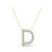 Diamond Initial Pendant - Armans Fine Jewellery
