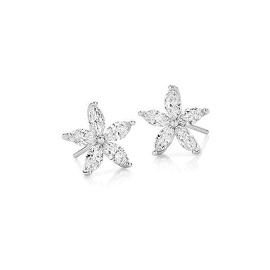 Daisy Diamond Studs - Armans Fine Jewellery