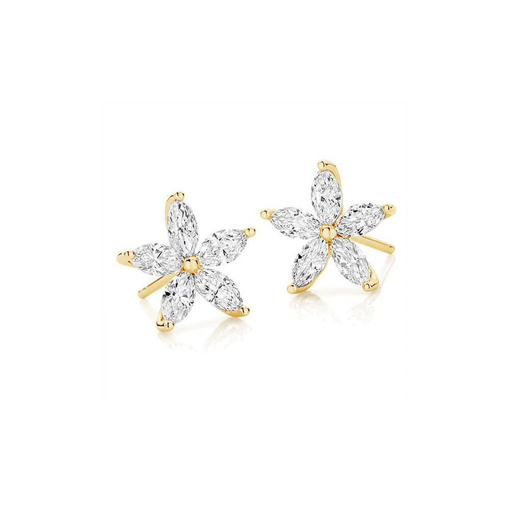 Daisy Diamond Studs Armans Fine Jewellery