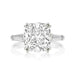 Cushion Diamante Engagement Ring - Armans Fine Jewellery
