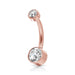 Diamond Belly Bar - Armans Fine Jewellery