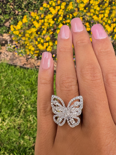 Diamond Butterfly Ring - Armans Fine Jewellery
