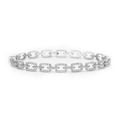 Diamond Chain Link Bracelet - Armans Fine Jewellery