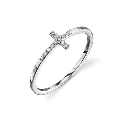 Diamond Cross Ring - Armans Fine Jewellery