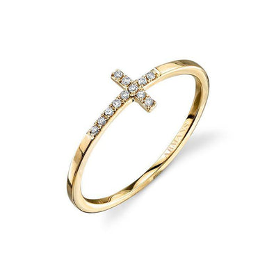Diamond Cross Ring - Armans Fine Jewellery