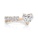 Diamonds Hearts Split Ring - AWAITING APPROVAL - Armans Fine Jewellery