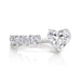 Diamonds Hearts Split Ring - AWAITING APPROVAL - Armans Fine Jewellery