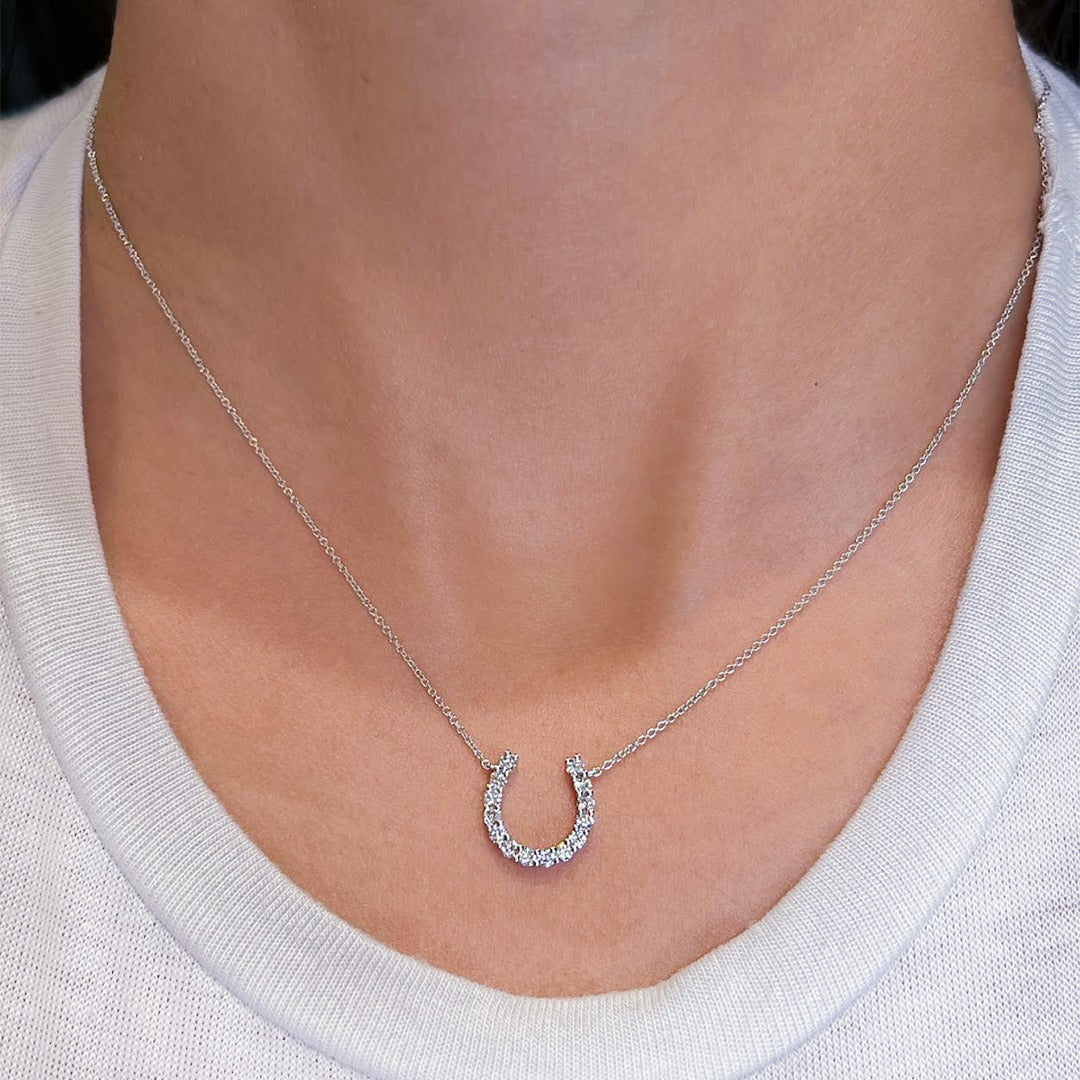 Derby Diamond Horseshoe Necklace – RW Fine Jewelry