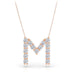 Diamond Initial Pendant - Armans Fine Jewellery