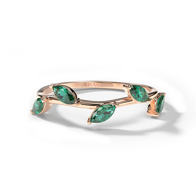 Diamond Leaf Ring - Armans Fine Jewellery
