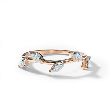 Diamond Leaf Ring - Armans Fine Jewellery