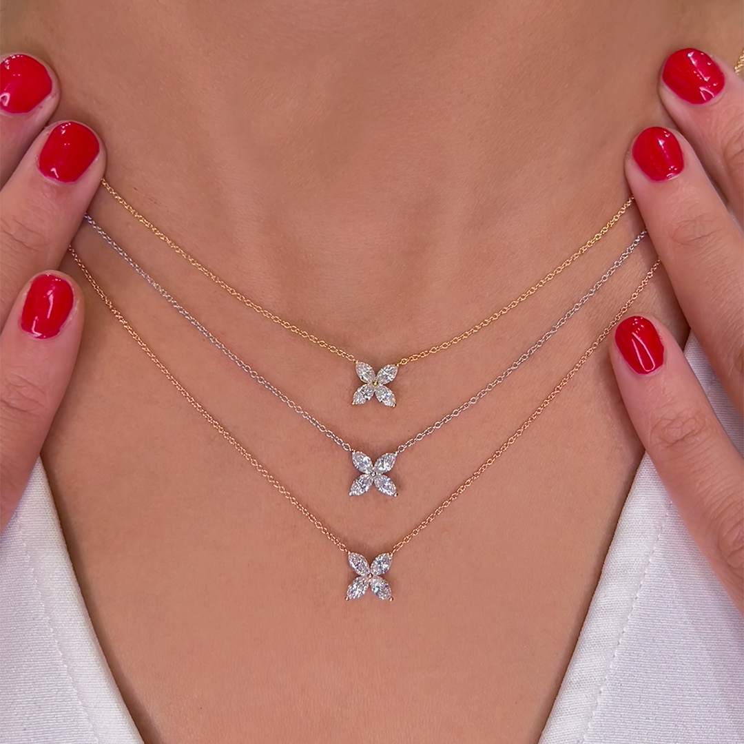 Lily Diamond Pendant - Armans Fine Jewellery