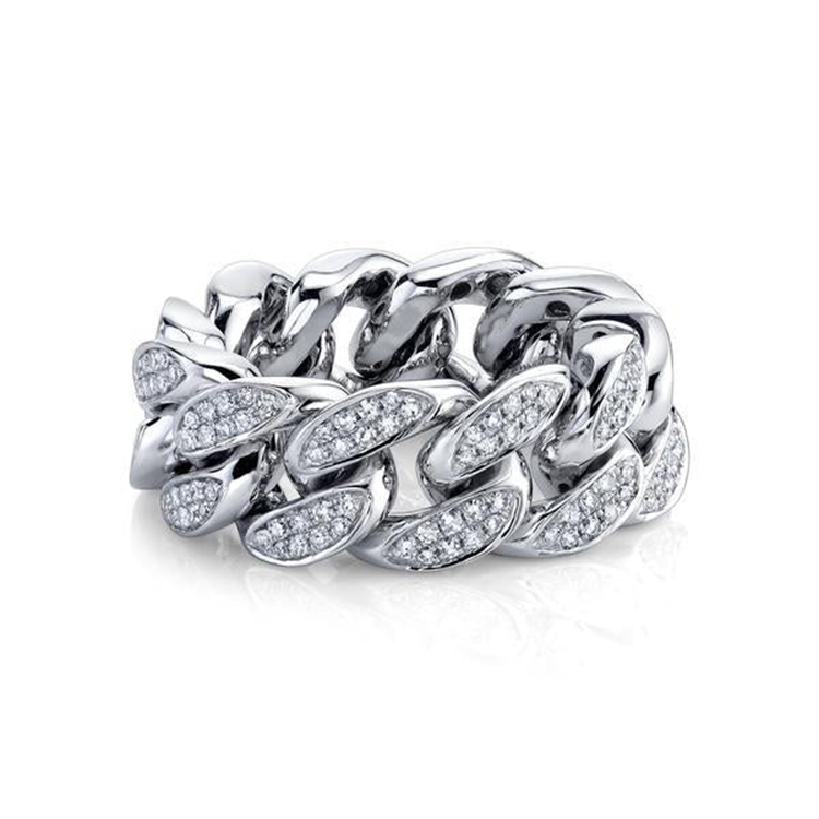 Diamond Link Ring - Armans Fine Jewellery