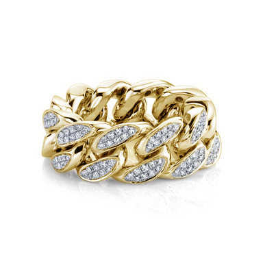 Diamond Link Ring - Armans Fine Jewellery