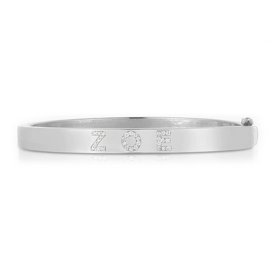 Diamond Name Bangle - Armans Fine Jewellery