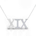 Diamond Roman Numeral Necklace - Armans Fine Jewellery